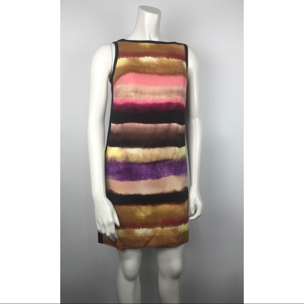 Ann Taylor Petite shift dress watercolor bleed